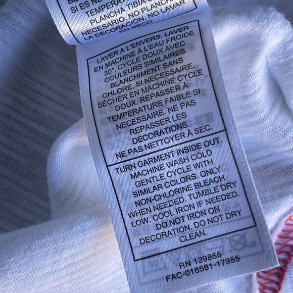 Disney Shirt Womens Plus Size 3X Raglan Burnout Patriotic Mickey Minnie USA - Picture 5 of 11